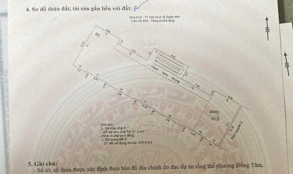 Bán nhà Trần Đại Nghĩa - diện tích 75m2 1 tầng - Căn tập thể trung tâm - giá 5,2 tỷ