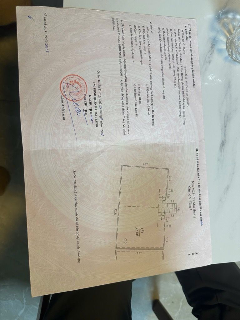 Bán nhà Bùi Ngọc Dương - diện tích 100m2 1 tầng - Hai mặt ngõ thông - giá 4,55 tỷ