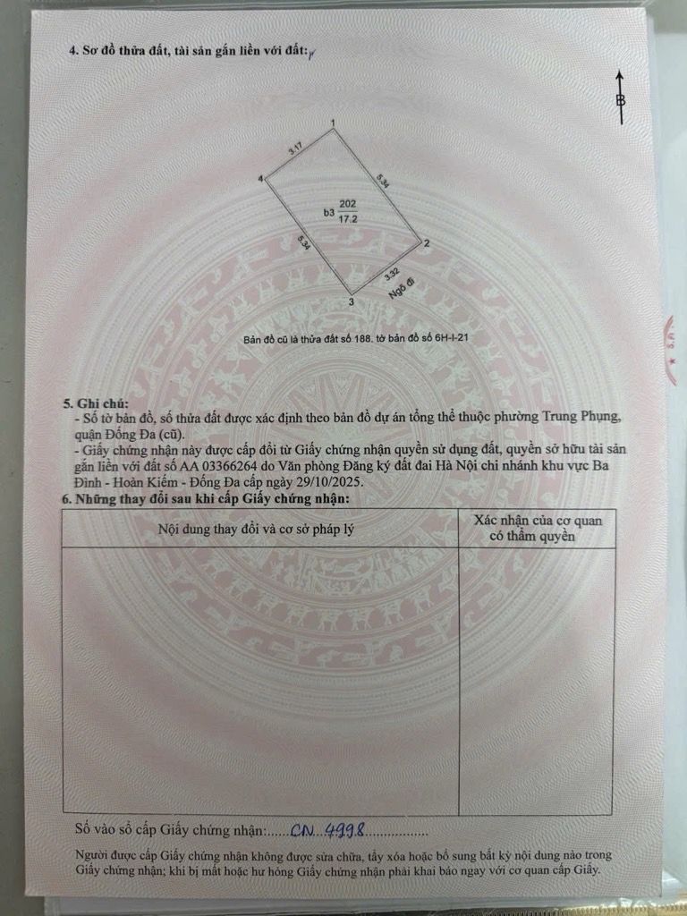 Bán nhà Chợ Khâm Thiên - diện tích 17m2 4 tầng - Nhà mới - ở ngay đón Tết - giá 5,35 tỷ