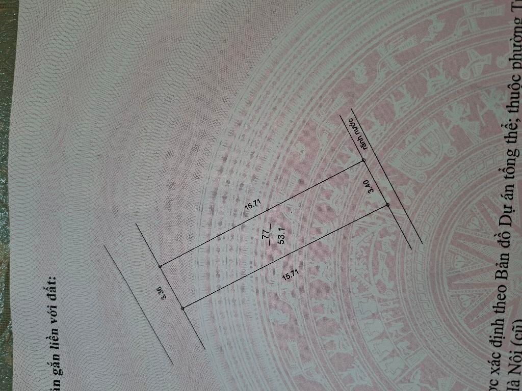 Bán nhà Nguyễn An Ninh - diện tích 53.1m2 3 tầng - ô tô qua nhà - giá 14,8 tỷ