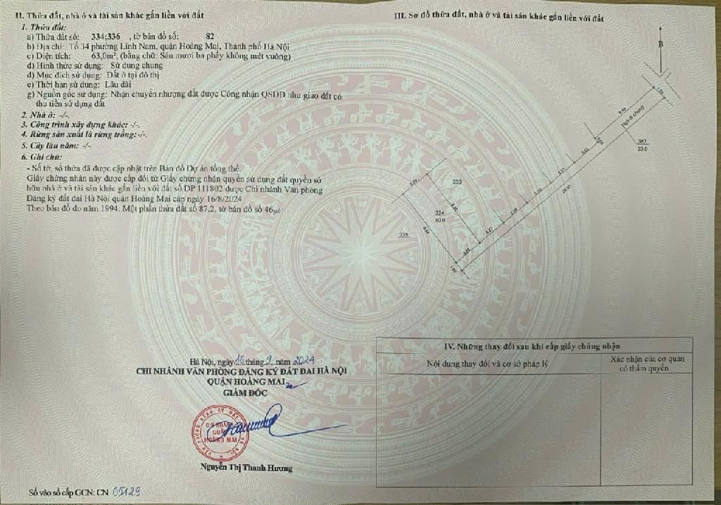 Bán nhà Thúy Lĩnh - diện tích 30m2 6 tầng - Ô TÔ ĐỖ CỔNG - giá 7,6 tỷ