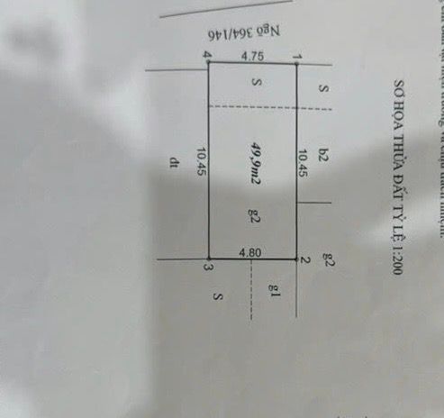 Bán nhà Giải Phóng - diện tích 50m2 2 tầng - Ô TÔ VÀO NHÀ - giá 2,1 tỷ