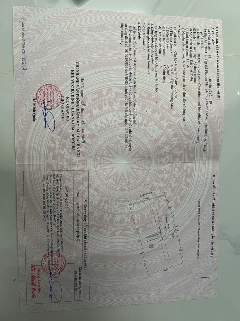 Bán nhà Phương Mai - diện tích 25.2m2 1 tầng - Tập thể Phương Mai - giá 3,75 tỷ