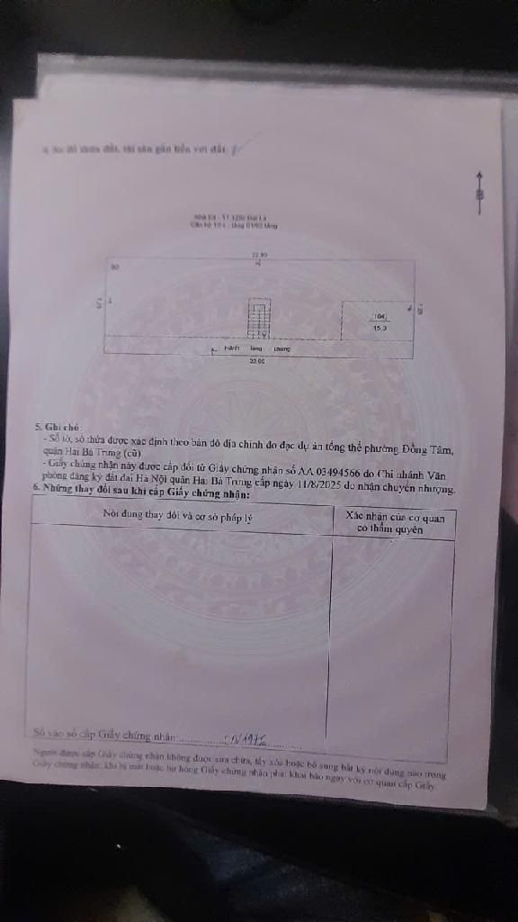 Bán nhà Bạch Mai - diện tích 60m2 1 tầng - Lô góc 2 mặt thoáng - giá 3,6 tỷ