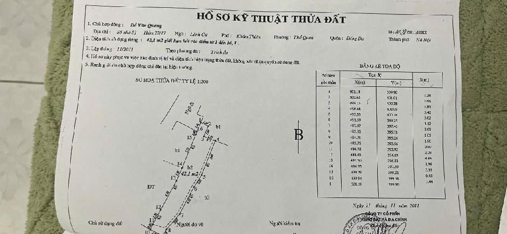 Bán nhà Lệnh Cư - diện tích 43m2 3 tầng - nhà đẹp, tổng 2 ngủ - giá 4,5 tỷ