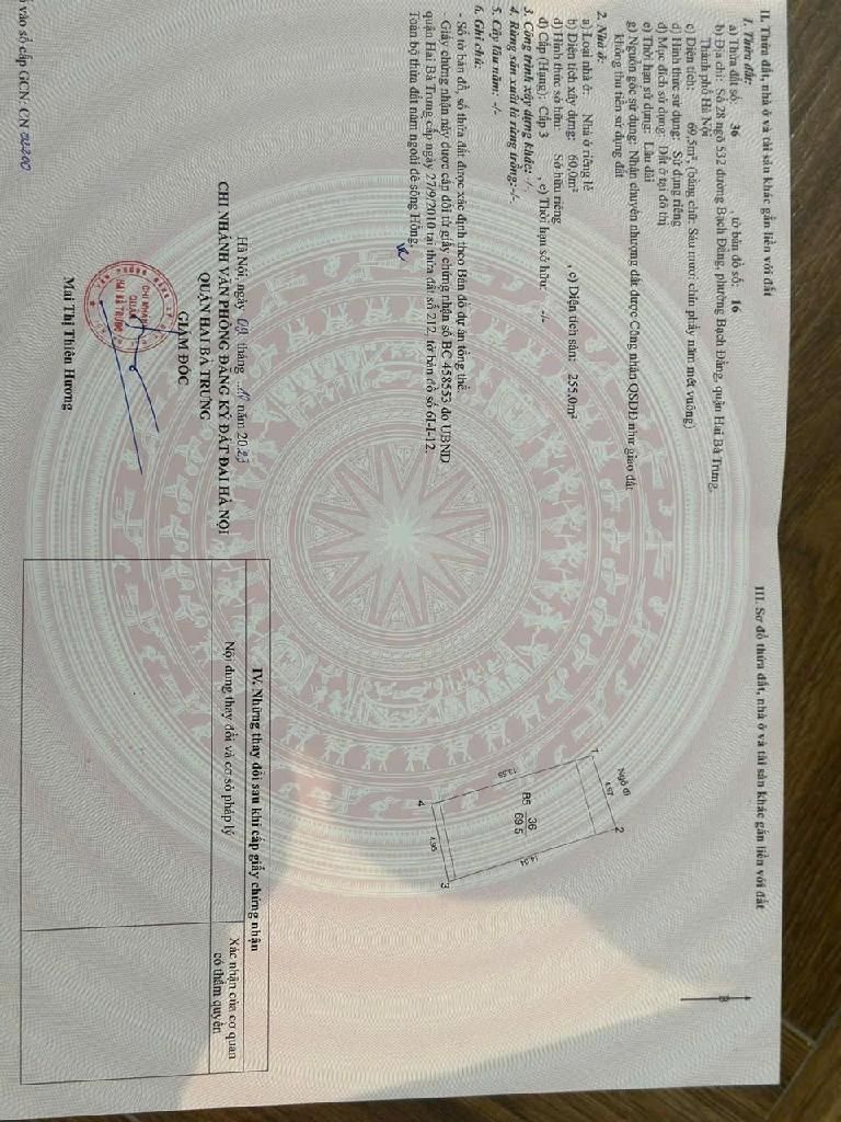 Bán nhà Bạch Đằng - diện tích 70m2 6 tầng - Ô tô đỗ cửa - giá 24 tỷ