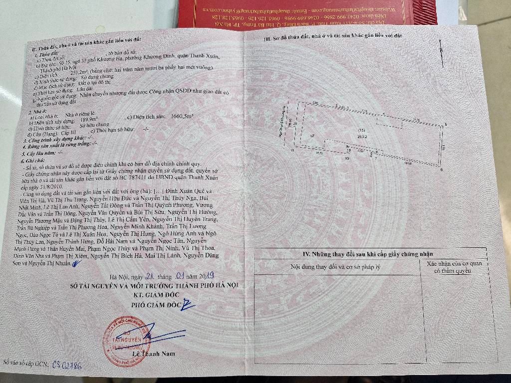 Bán nhà Vũ Tông Phan - diện tích 51m2 1 tầng - Mặt phố - giá 2,95 tỷ