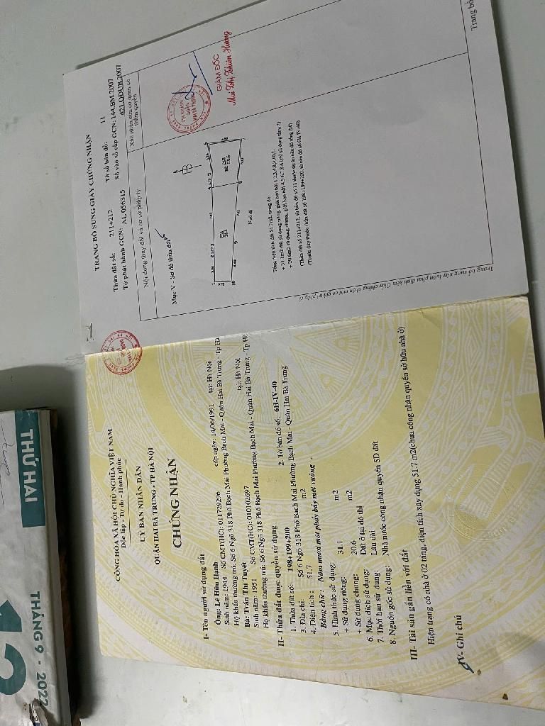 Bán nhà Bạch Mai - diện tích 52m2 2 tầng - Cơ hội kinh doanh “Hái ra tiền” - giá 15,5 tỷ