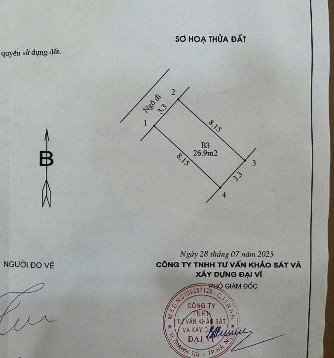 Bán nhà Giáp Nhị - diện tích 27m2 4 tầng - ô tô tránh - giá 4,6 tỷ