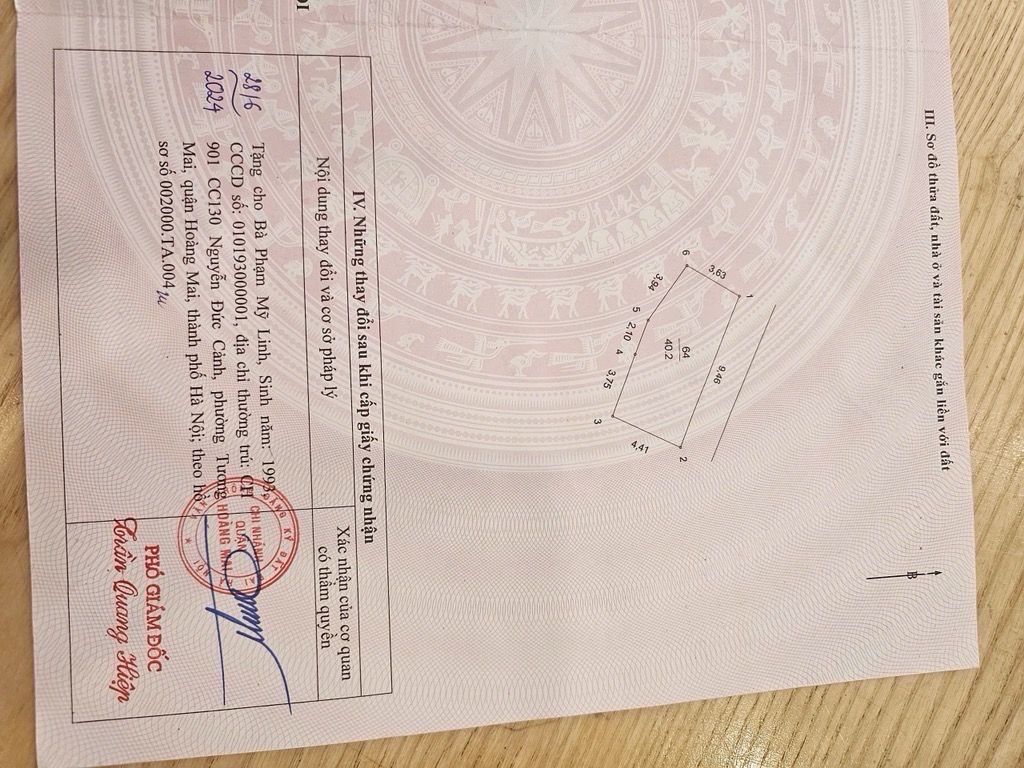 Bán nhà Trương Định - diện tích 40,2m2 5 tầng - Lô góc thoáng sáng - giá 11 tỷ