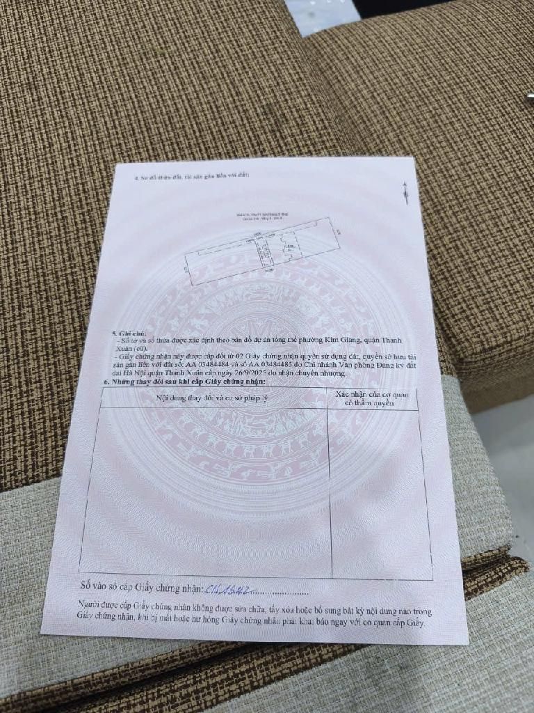 Bán nhà Hoàng Đạo Thành - diện tích 65m2 5 tầng - Ô Tô TRÁNH - giá 3,8 tỷ