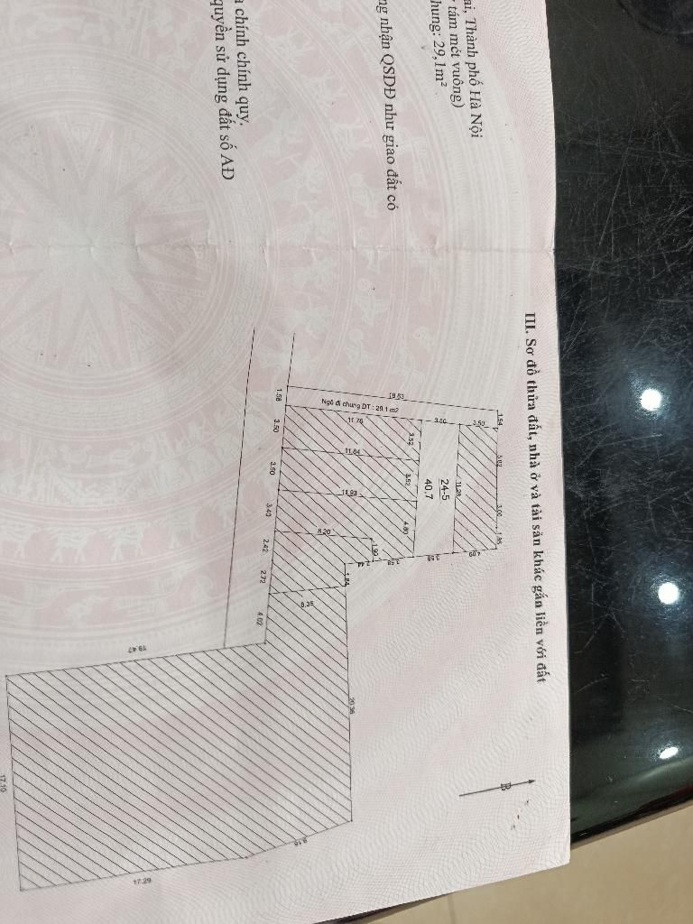 Bán nhà Nguyễn Khoái - diện tích 40,7m2 5 tầng - mặt ngách thoáng sáng - giá 6,9 tỷ