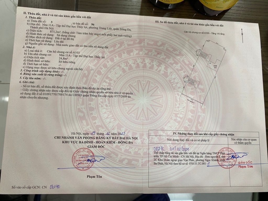 Bán nhà Chùa Bộc - diện tích 24,8m2 1 tầng - ô tô đỗ cửa - giá 4,5 tỷ