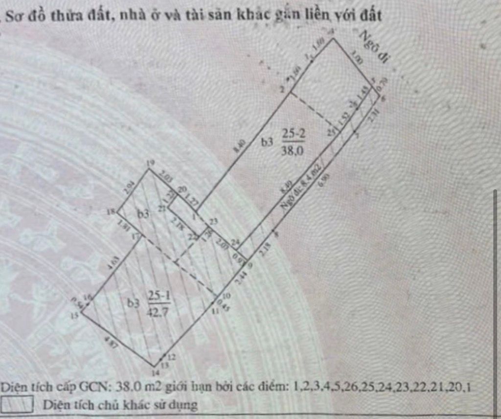 Bán nhà Ngõ Chợ Khâm Thiên - diện tích 38m2 4 tầng - Thang máy - giá 8,4 tỷ