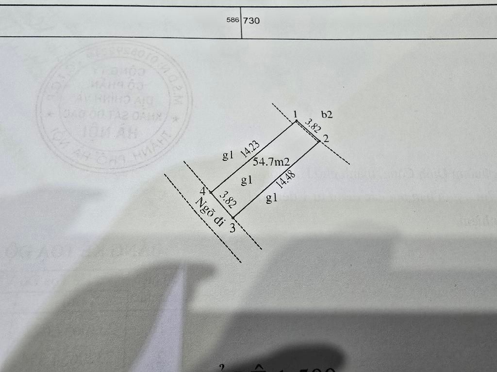 Bán nhà Định Công Hạ - diện tích 55m2 2 tầng - Ô TÔ - giá 3,4 tỷ