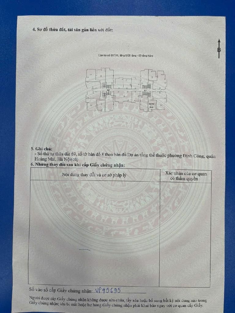 Bán nhà Định Công - diện tích 66.6m2 5 tầng - Căn hộ 2 ngủ 2 vệ sinh - giá 7,2 tỷ