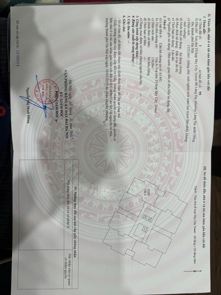 Bán nhà Láng Hạ - diện tích 131m2 1 tầng - Chung cư cao cấp - giá 18 tỷ