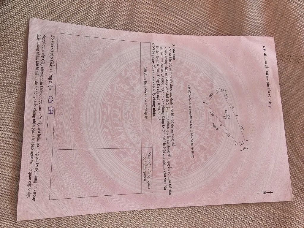 Bán nhà Linh Quang - diện tích 18,8m2 4 tầng - Nhà 3 mặt thoáng - giá 5 tỷ