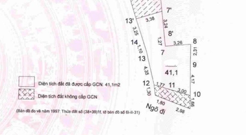 Bán nhà Đầm Trấu - diện tích 48m2 6 tầng - Ô tô đỗ cửa - giá 15,95 tỷ