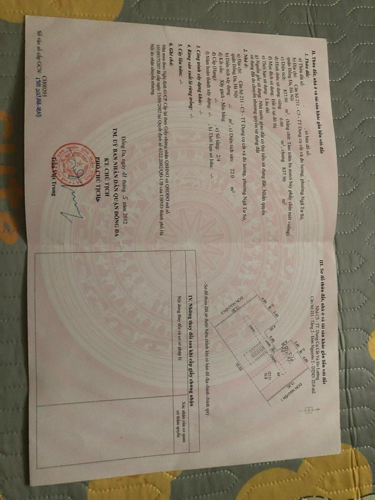 Bán nhà Thái Thịnh - diện tích 55m2 1 tầng - Căn hộ trung tâm Đống Đa - giá 3,65 tỷ