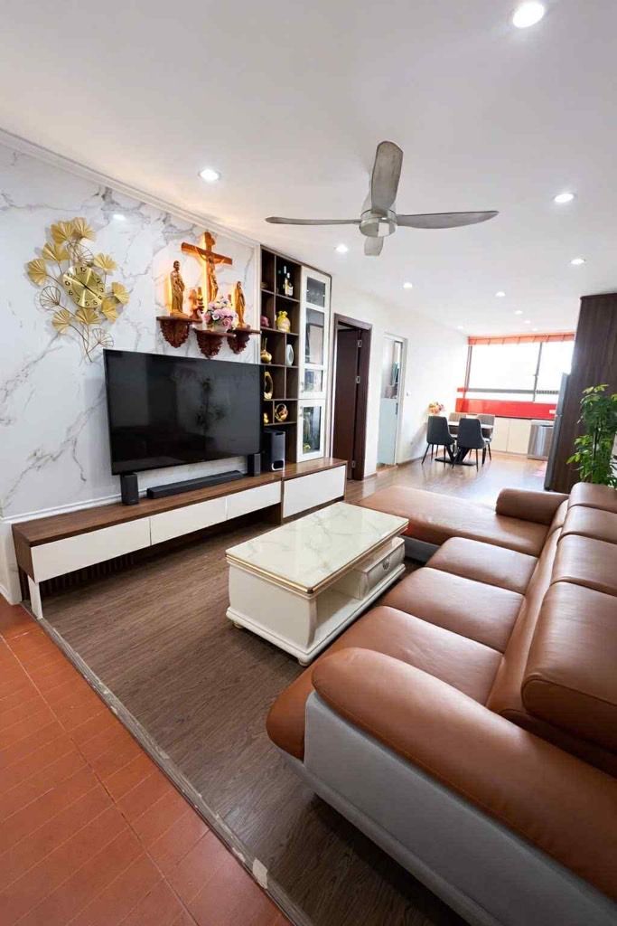 Bán nhà Thịnh Liệt - diện tích 83m2 1 tầng - Căn hộ chung cư 3 ngủ tặng full nội thất - giá 7,4 tỷ