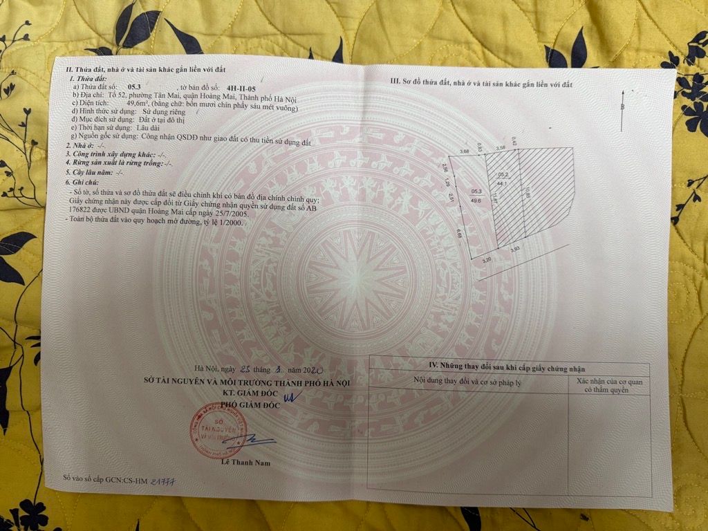 Bán nhà Tân Mai - diện tích 50m2 4 tầng - ô tô thông - giá 12,5 tỷ