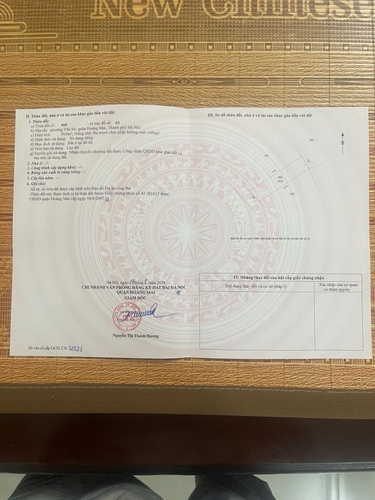 Bán nhà Yên Duyên - diện tích 39m2 5 tầng - Mặt phố, thang máy - giá 14,5 tỷ