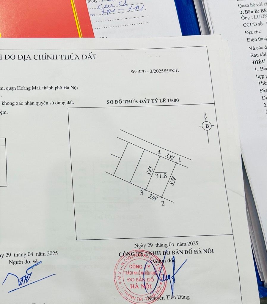 Bán nhà Nam Dư - diện tích 31.8m2 2 tầng - gần ô tô - giá 3,05 tỷ