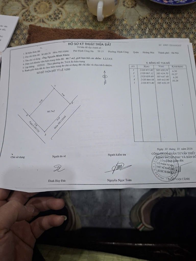 Bán nhà Định Công - diện tích 34m2 4 tầng - Lô góc, ô tô tránh - giá 3,5 tỷ