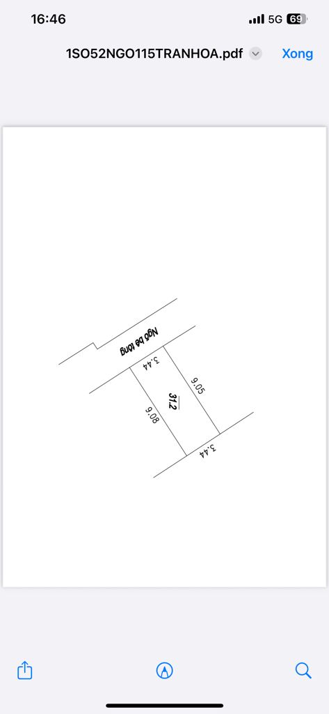 Bán nhà Trần Hoà - diện tích 31,2m2 4 tầng - Ô TÔ -KINH DOANH - giá 3,8 tỷ