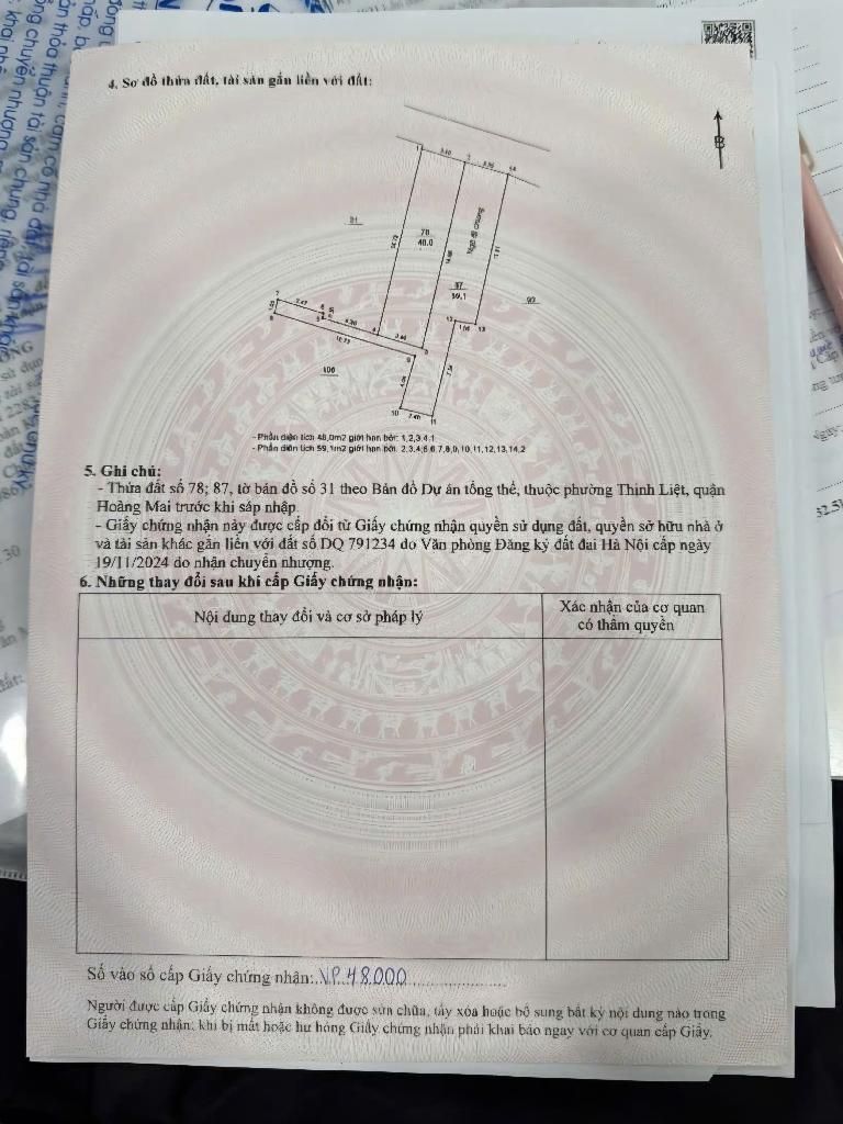 Bán nhà Nguyễn Chính - diện tích 48m2 5 tầng - Ô tô vào nhà - giá 17,8 tỷ