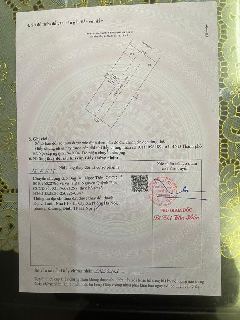 Bán nhà Nguyễn Trãi - diện tích 15,9m2 1 tầng - Tập thể xả phòng - giá 3,8 tỷ