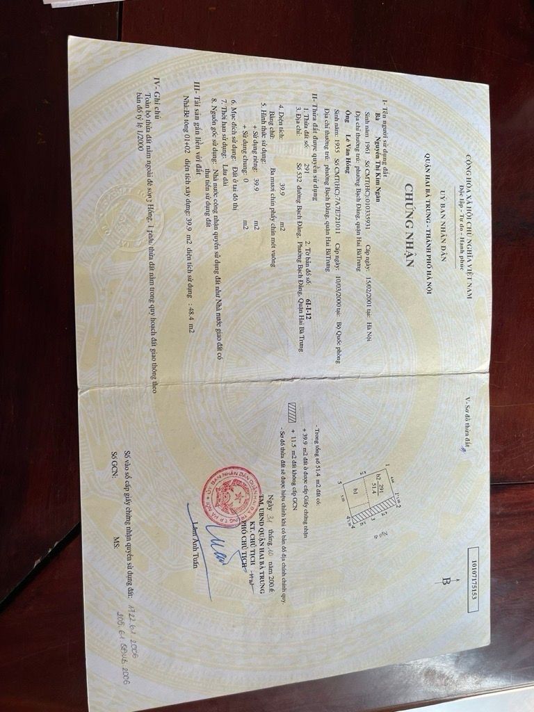 Bán nhà Bạch Đằng - diện tích 52m2 2 tầng - MẶT PHỐ - MẶT TIỀN KHỦNG - giá 12,5 tỷ