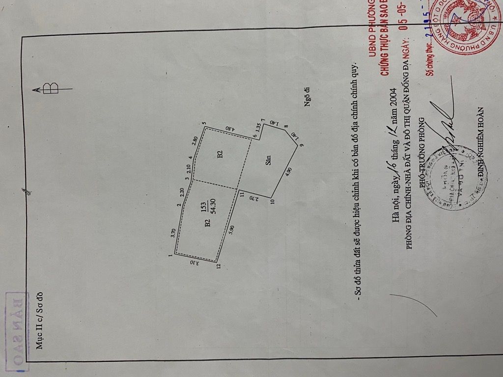 Bán nhà Cẩm Văn - diện tích 54,3m2 2 tầng - ô tô đỗ cửa - giá 14 tỷ