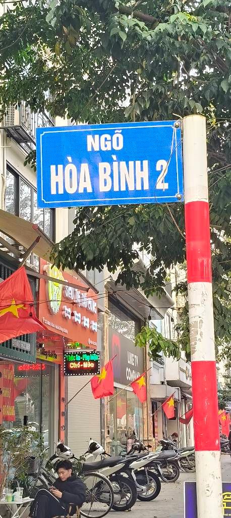 Bán nhà Ngõ Hòa Bình 2 - diện tích 62.5m2 1 tầng - Ô tô Vào tận cửa - giá 16,25 tỷ