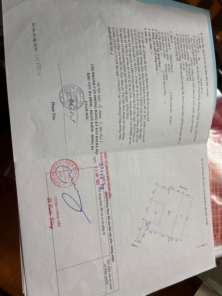 Bán nhà Nguyễn Lương Bằng - diện tích 35m2 1 tầng - ô tô đỗ cổng - giá 1,85 tỷ