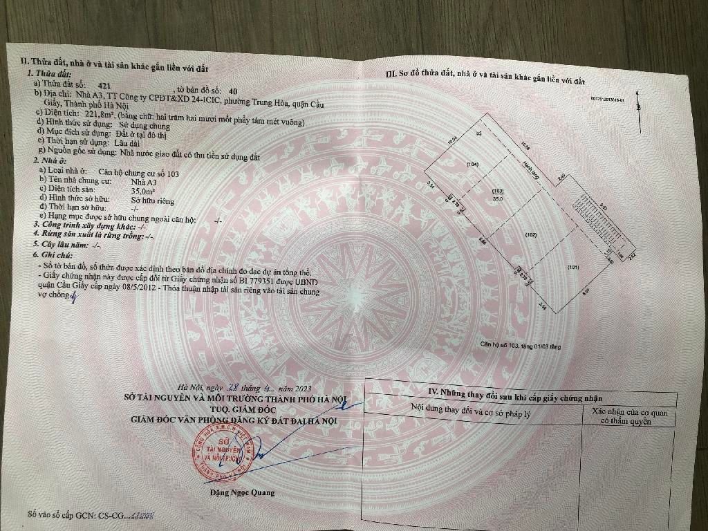 Bán nhà Quan Nhân - diện tích 70m2 1 tầng - Nhà đẹp 2 thoáng - giá 6,3 tỷ