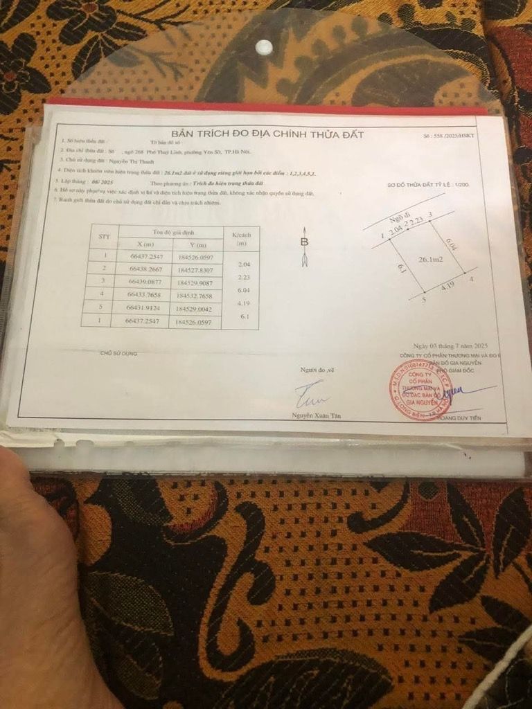 Bán nhà Thuý Lĩnh - diện tích 26m2 2 tầng - ngõ ba gác - giá 2,1 tỷ