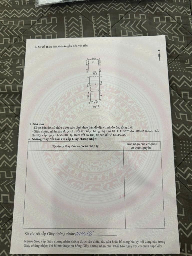 Bán nhà Vũ Trọng Phụng - diện tích 78m2 7 tầng - Thang máy - giá 22,9 tỷ