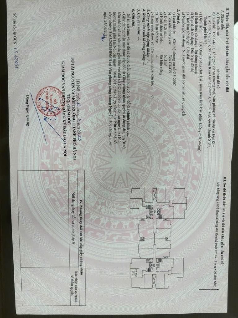 Bán nhà Kim Giang - diện tích 67m2 1 tầng - Lô góc, siêu đẹp - giá 6,9 tỷ