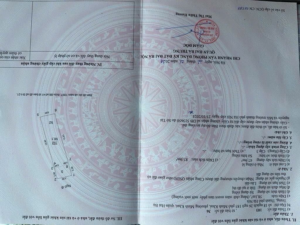 Bán nhà Minh Khai - diện tích 58m2 4 tầng - Mặt ngõ KD, dòng tiền - giá 14,5 tỷ