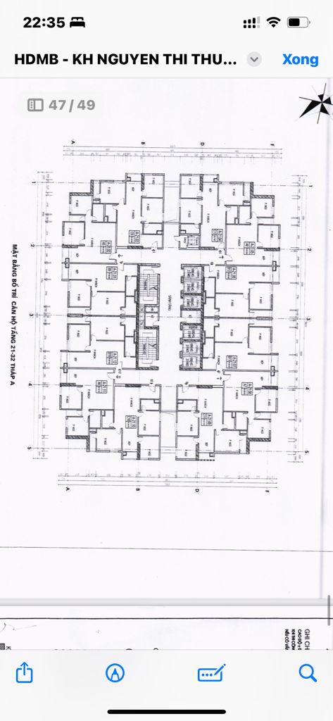 Bán nhà Ngọc Hồi - diện tích 56,5m2 27 tầng - Căn hộ cao cấp tại chung cư Osaka - giá 4,55 tỷ