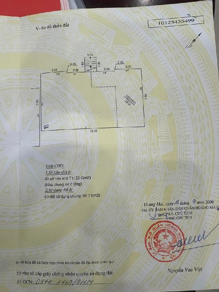 Bán nhà Mai Động - diện tích 92m2 1 tầng - Ô TÔ TRÁNH - giá 14,5 tỷ