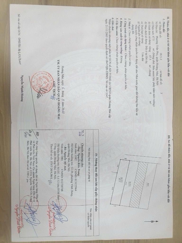 Bán nhà Nam Dư - diện tích 48m2 5 tầng - Ô TÔ ĐỖ CỔNG NGÕ THÔNG - giá 10,9 tỷ