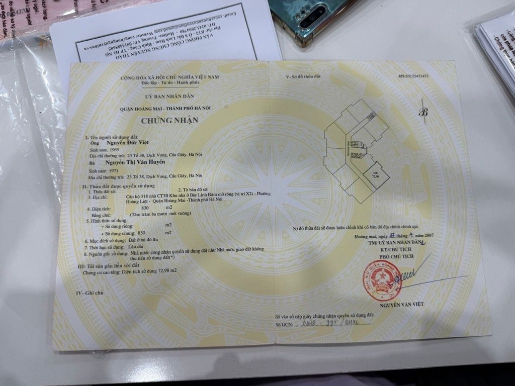 Bán nhà Bắc Linh Đàm - diện tích 73m2 3 tầng - Căn hộ chung cư lô góc 3 ngủ 2 WC - giá 6,5 tỷ