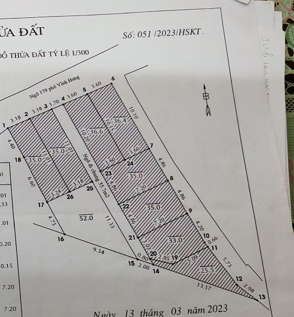 Bán nhà Vĩnh Hưng - diện tích 52m2 3 tầng - ô tô vào trong nhà - giá 4,8 tỷ