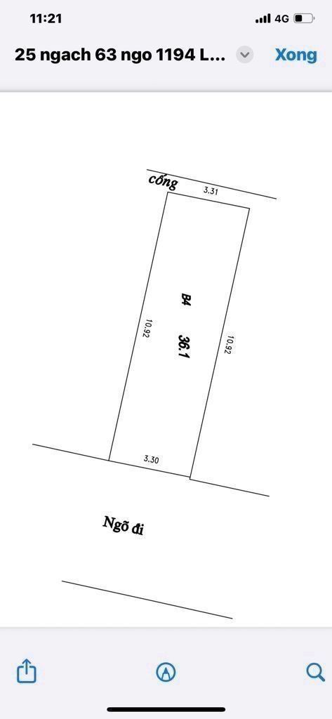 Bán nhà Đường Láng - diện tích 36m2 5 tầng - Ô tô đỗ cửa - giá 15,5 tỷ