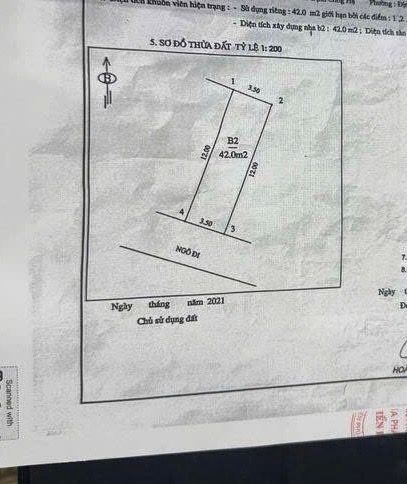 Bán nhà Định Công Hạ - diện tích 45m2 4 tầng - ô tô đỗ cửa - giá 3,4 tỷ