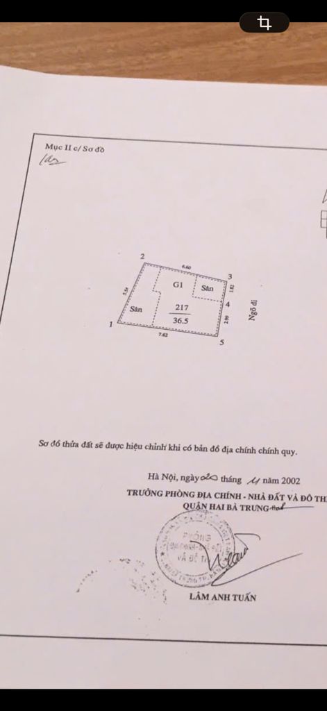 Bán nhà Giếng Mứt - diện tích 36.5m2 3 tầng - Lô góc - giá 10,5 tỷ