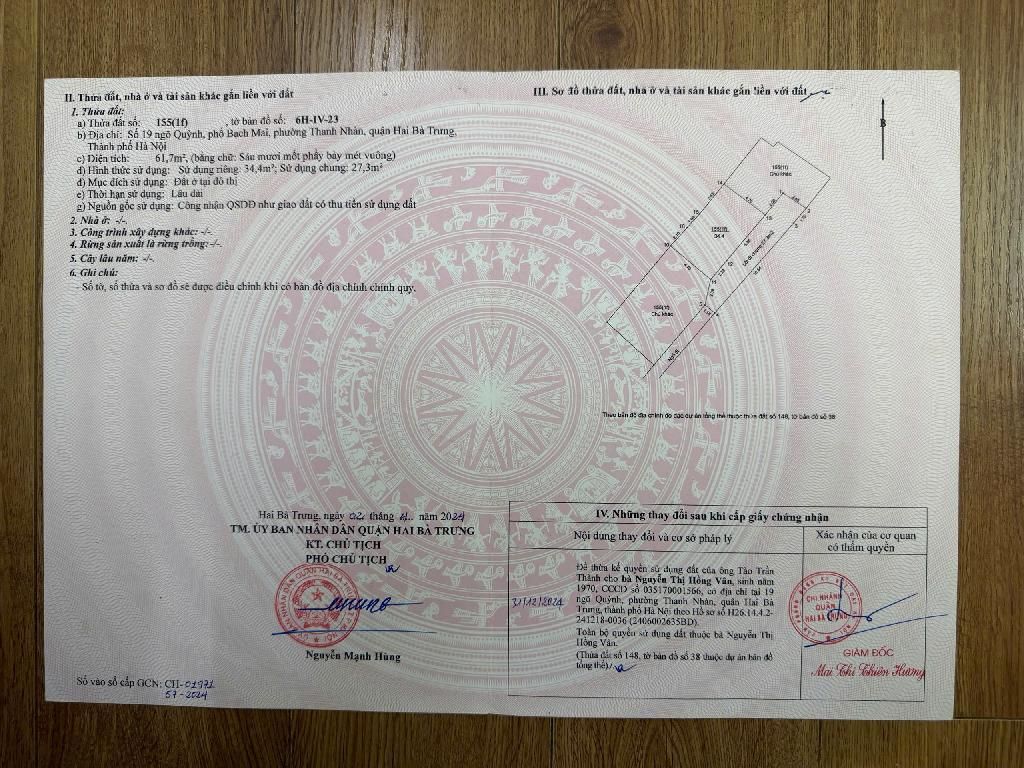 Bán nhà Ngõ Quỳnh - diện tích 35m2 5 tầng - Thang máy - giá 10,8 tỷ